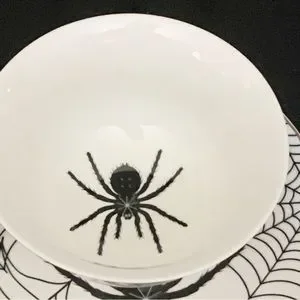 Elegance | Holiday | Spooky Spider With Spider Webs Ceramic Halloween ...